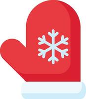 Glove Christmas Icon Illustrator vector