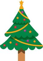 árbol Navidad icono ilustrador vector