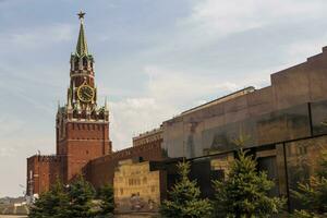 Spasskaya tower on Red Square photo