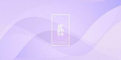 Abstract pastel lilac violet lavender purple with gradient wave background. Simple pattern for display product ad website template wallpaper poster. Eps10 vector