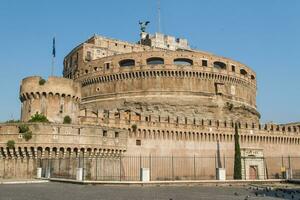 The Mausoleum of Hadrian, known as the Castel Sant'Angelo in Rome, Italy. photo