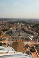 S t. plaza de pedro de roma en el estado del vaticano foto