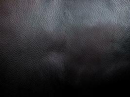fondo de textura de cuero negro foto