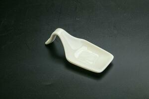 White proclean bowl for serving photo