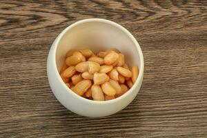 White beans kidney in the bowl photo