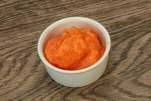 Cod fish roe in the bowl photo
