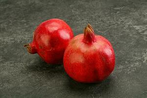 Fresh ripe and sweet pomegranet fruit photo