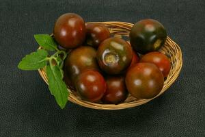 Black tomato -tasty fresh Kumato photo