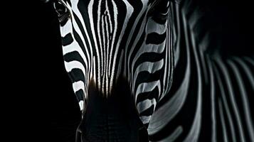 a close up of a zebra AI Generated photo