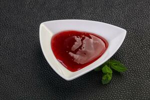 Delicous cowberry sauce photo