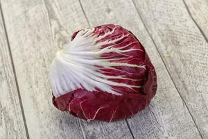 Fresh radicchio salad photo