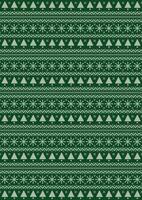 Christmas green graphic paper background, tree, snowflakes and holiday geometric pattern vector