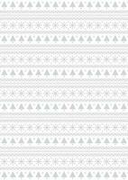 Christmas light gray graphic paper background, tree, snowflakes and holiday geometric pattern vector