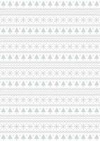 Christmas light gray graphic paper background, tree, snowflakes and holiday geometric pattern vector