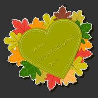 Beautiful illustration on theme of celebrating annual holiday Thanksgiving Day vector