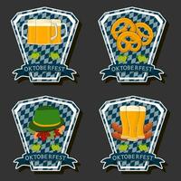 Beautiful illustration on theme of celebrating annual Oktoberfest holiday vector