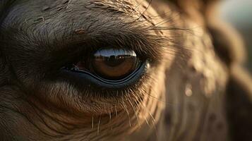 close up of an animal AI Generated photo