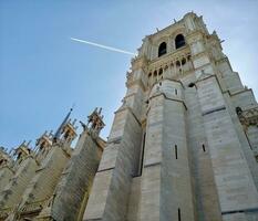 notre dama Delaware París catedral, Francia foto