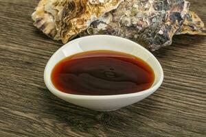 Oyster sauce in the bowl photo