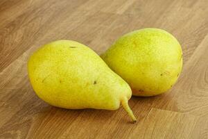 Sweet tasty ripe Yellow pear photo