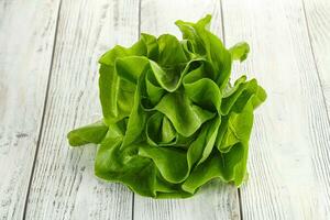 Salad leaves heap for snack photo