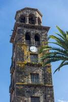 Bell Tower of Iglesia de La Concepcion in La Laguna, Tenerife Spain photo