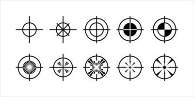 Vector of target pointer symbol for sniper