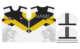 football soccer jersey design for sublimation vector