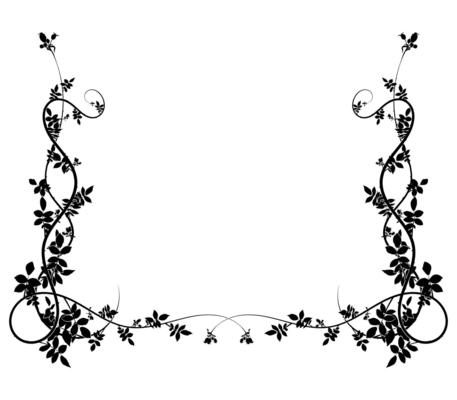 pattern ornament weaving like ivy and rose hip new