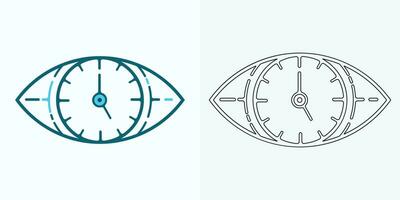 new style Analog clock flat vector icon. Symbol of time management, chronometer with hour, minute, and second arrow. Simple illustration isolated on a white background.
