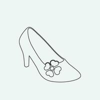 alto tacones Zapatos vector icono. lleno plano firmar para móvil concepto y web diseño. mujer zapato glifo icono. símbolo, logo ilustración