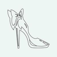 High heels shoes vector icon. filled flat sign for mobile concept and web design. Women shoe glyph icon. Symbol, logo illustration