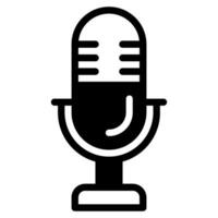 Microphone icon for web, UIUX, infographic, etc vector