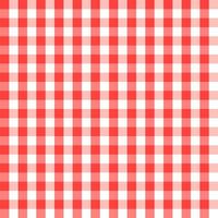 Checked seamless pattern red vector