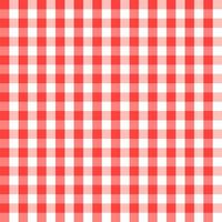 Checked seamless pattern red vector