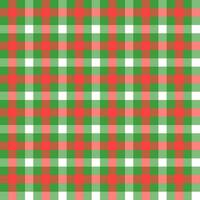 Checked seamless pattern red and green christmas vector