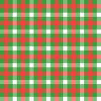 Checked seamless pattern red and green christmas vector