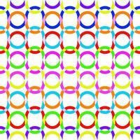 Seamless pattern wavy line fashionable graphic colorful vector
