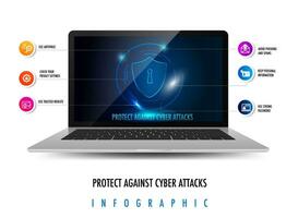 siem security information and event management concept with icon or text and team people modern style vector