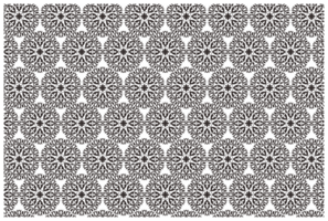 Mandala Ornament Muster mit transparent Hintergrund png