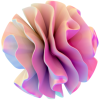 abstract roze parel y2k vorm png