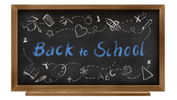 back to school blackboard png