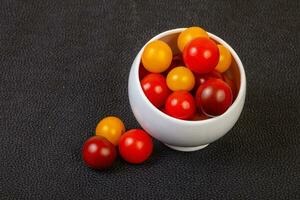 Cherry tomato heap photo