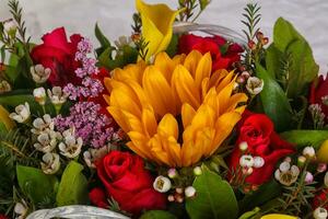 Romance flower bouquet photo