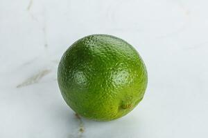 Natural irganic sour ripe lime photo