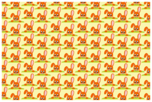 Easter Bunny Pattern Background png