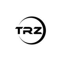 TRZ Letter Logo Design, Inspiration for a Unique Identity. Modern Elegance and Creative Design. Watermark Your Success with the Striking this Logo. vector