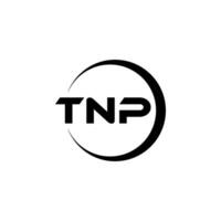 TNP Letter Logo Design, Inspiration for a Unique Identity. Modern Elegance and Creative Design. Watermark Your Success with the Striking this Logo. vector