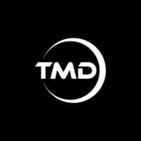 TMD Letter Logo Design, Inspiration for a Unique Identity. Modern Elegance and Creative Design. Watermark Your Success with the Striking this Logo. vector