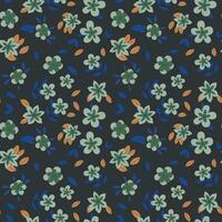 Floral pattern in seamless style. vector